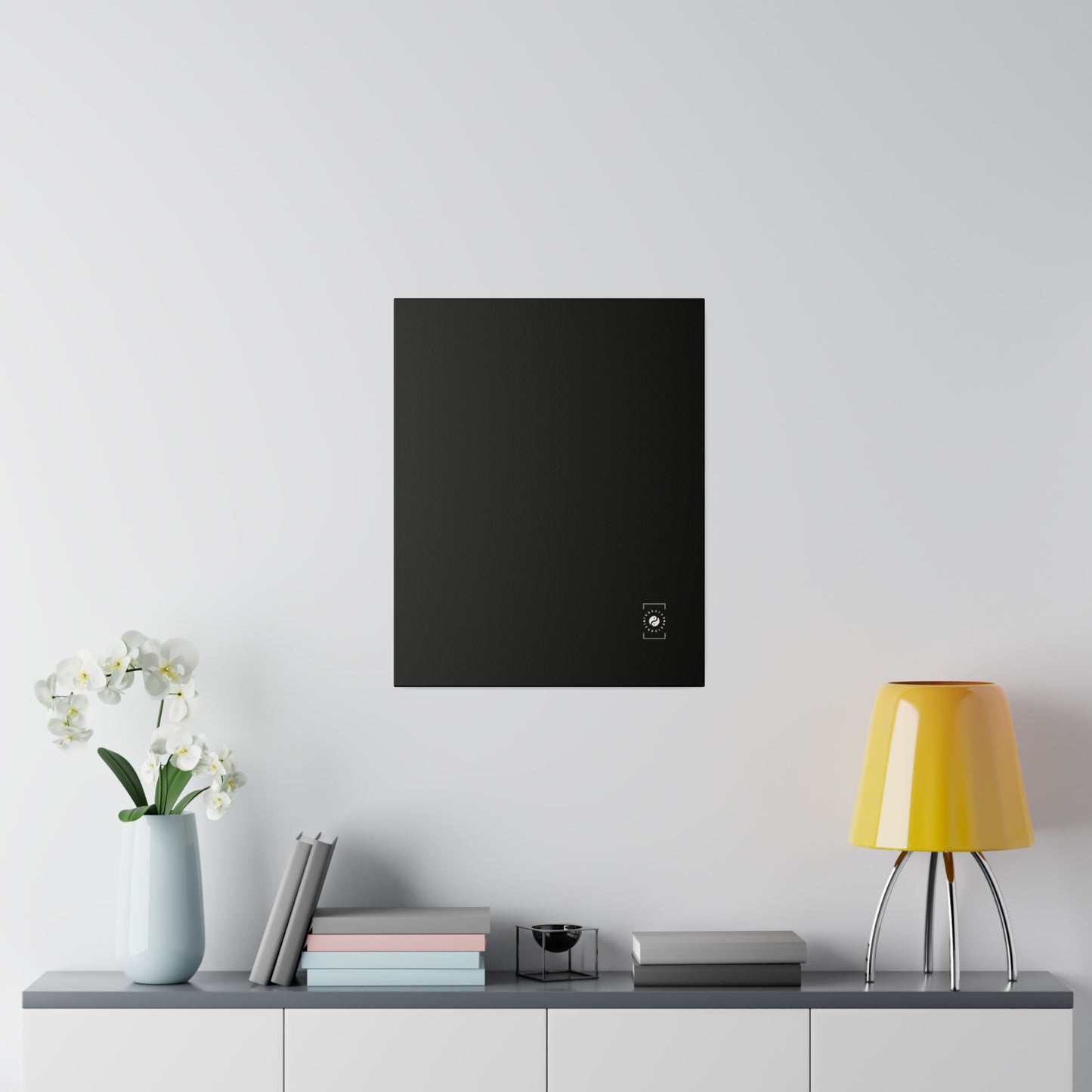 Pure Black - Art Print Canvas