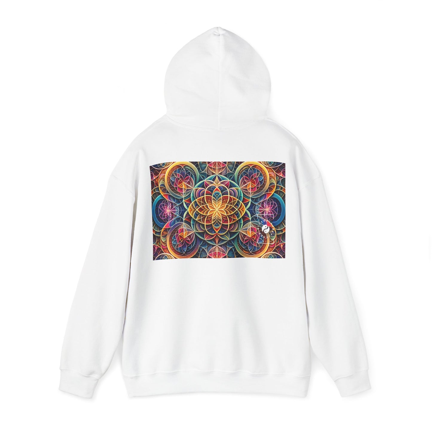 "Sacred Symmetry: Infinite Radiance of Love" - Hoodie