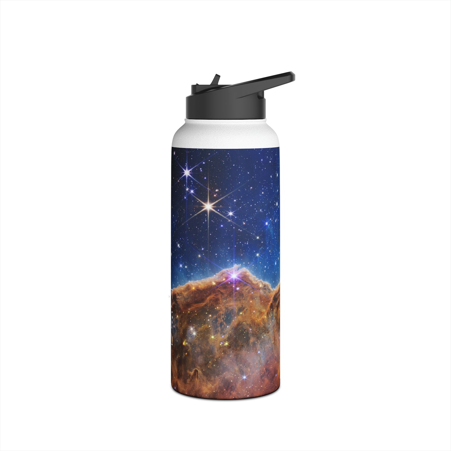 “Cosmic Cliffs” in the Carina Nebula (NIRCam Image) - JWST Collection - Water Bottle