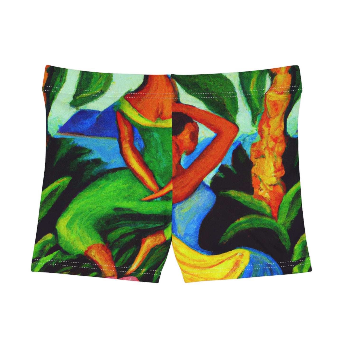 "Tropical Sutra Vivarium" - Mini Hot Yoga Short