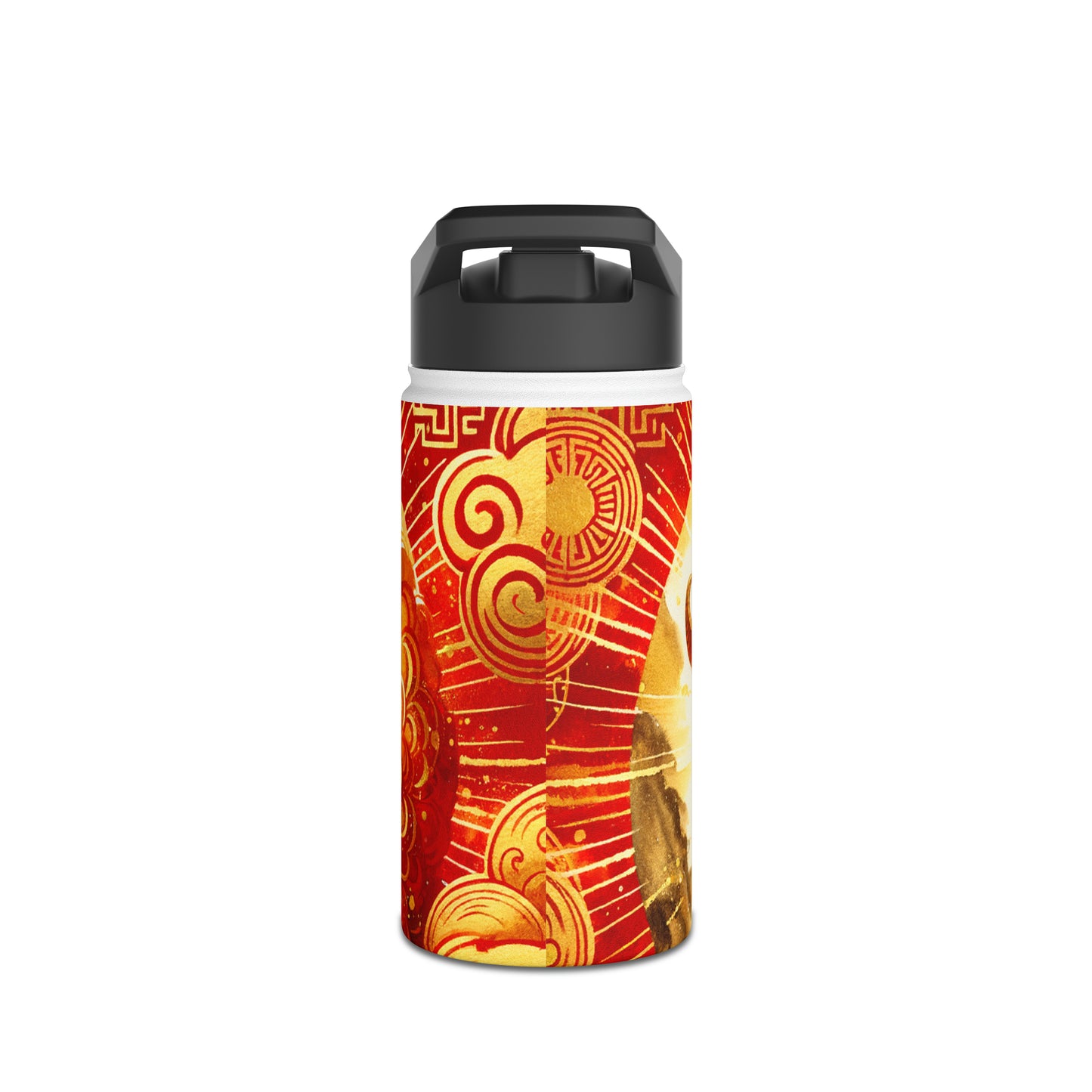 "Auspicious Gold of Divine Ewe: A Lunar New Year Revelry" - Water Bottle