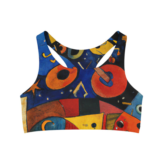 Melodic Abstractions: A Kandinskian Orchestra - Seamless Sports Bra