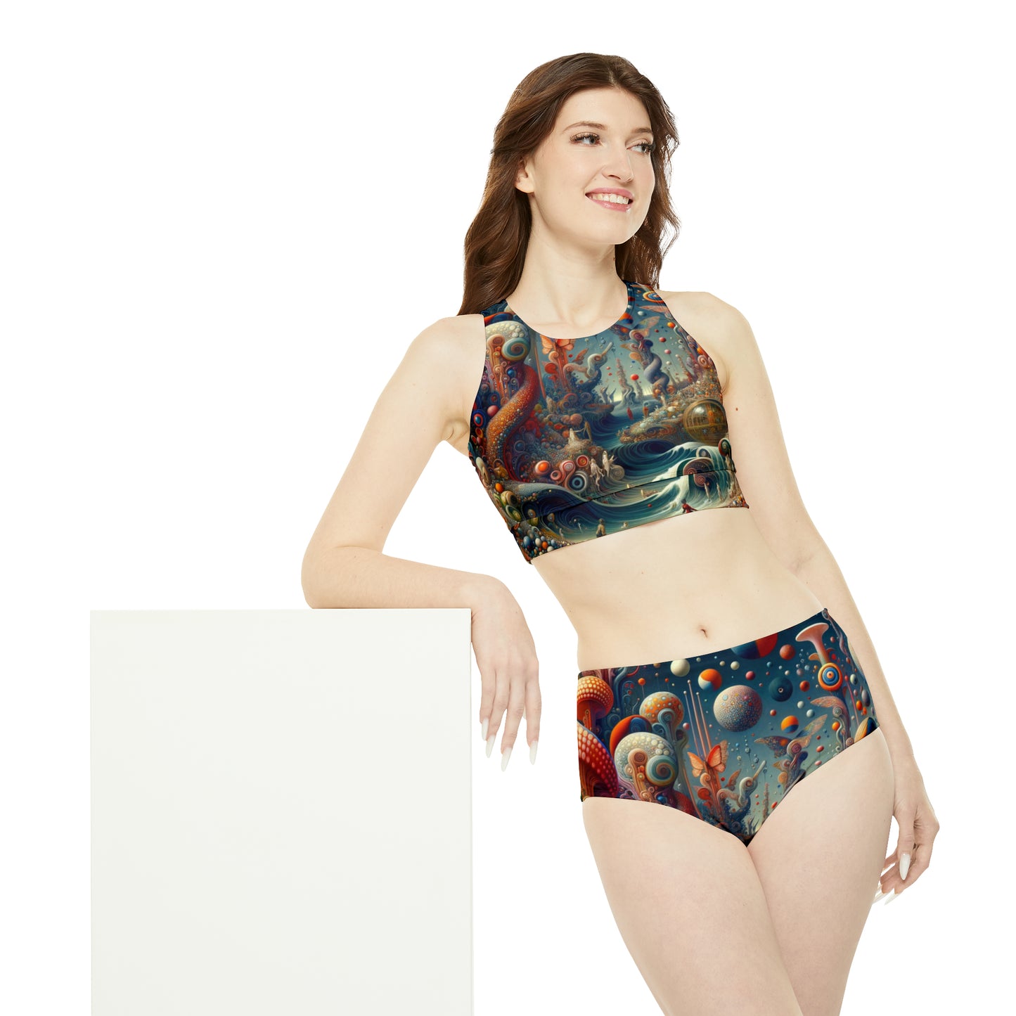 Kaleidoscopic Eden - Hot Yoga Bikini Set