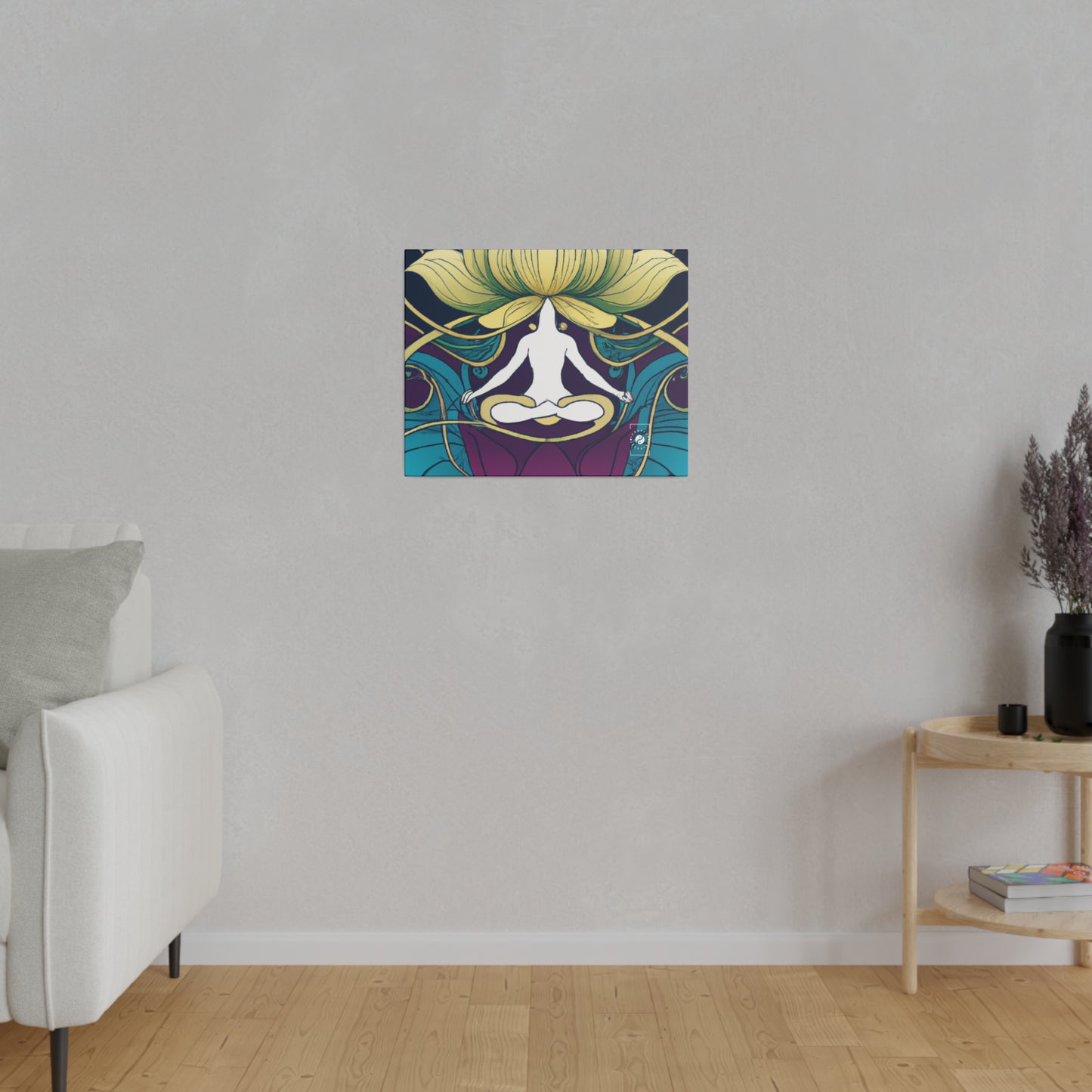 "Lotus Serenity Dance" - Art Print Canvas