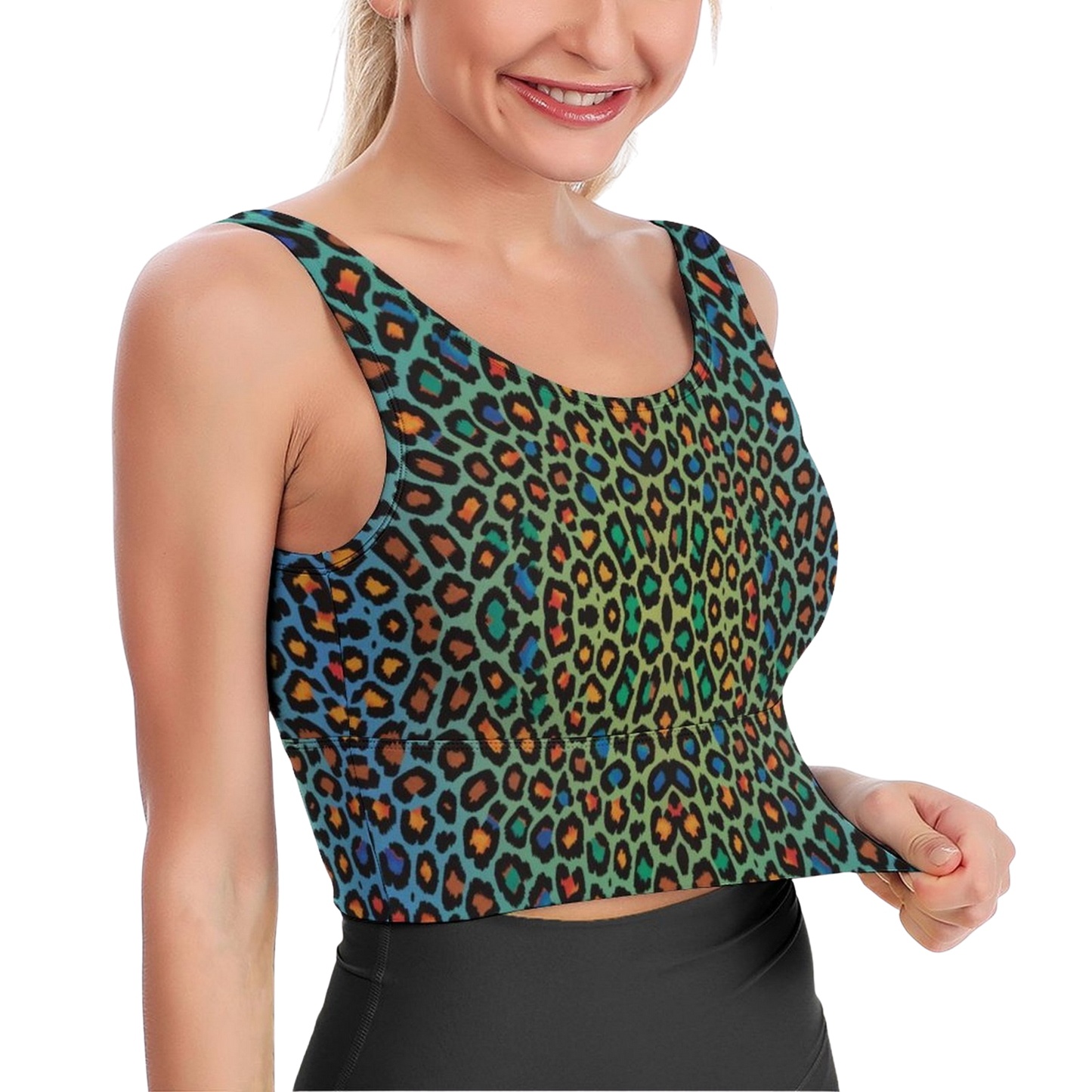 Wild Leopards - iSquared Crop Top