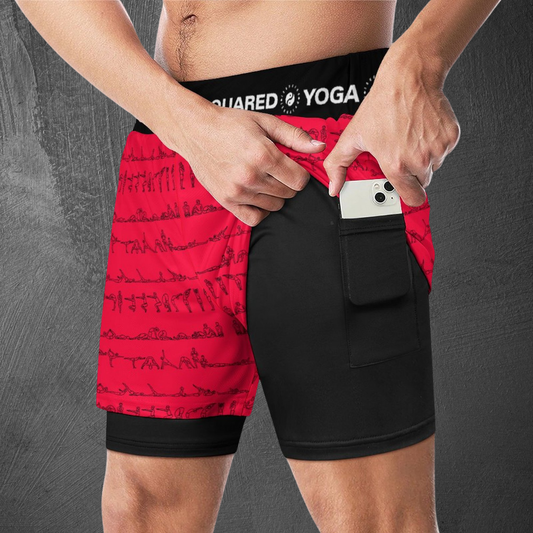 Bikram Series - Compression Yoga Shorts
