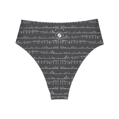 Bikram Ember - High Waisted Bikini Bottom