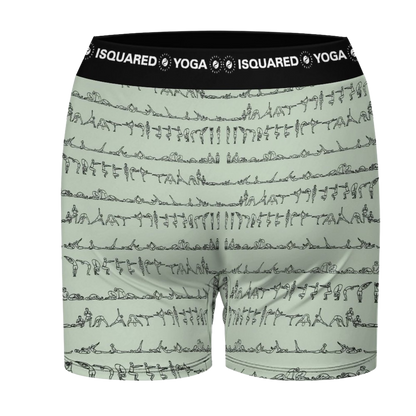 Bikram Pastel - iSquared Yoga Shorts