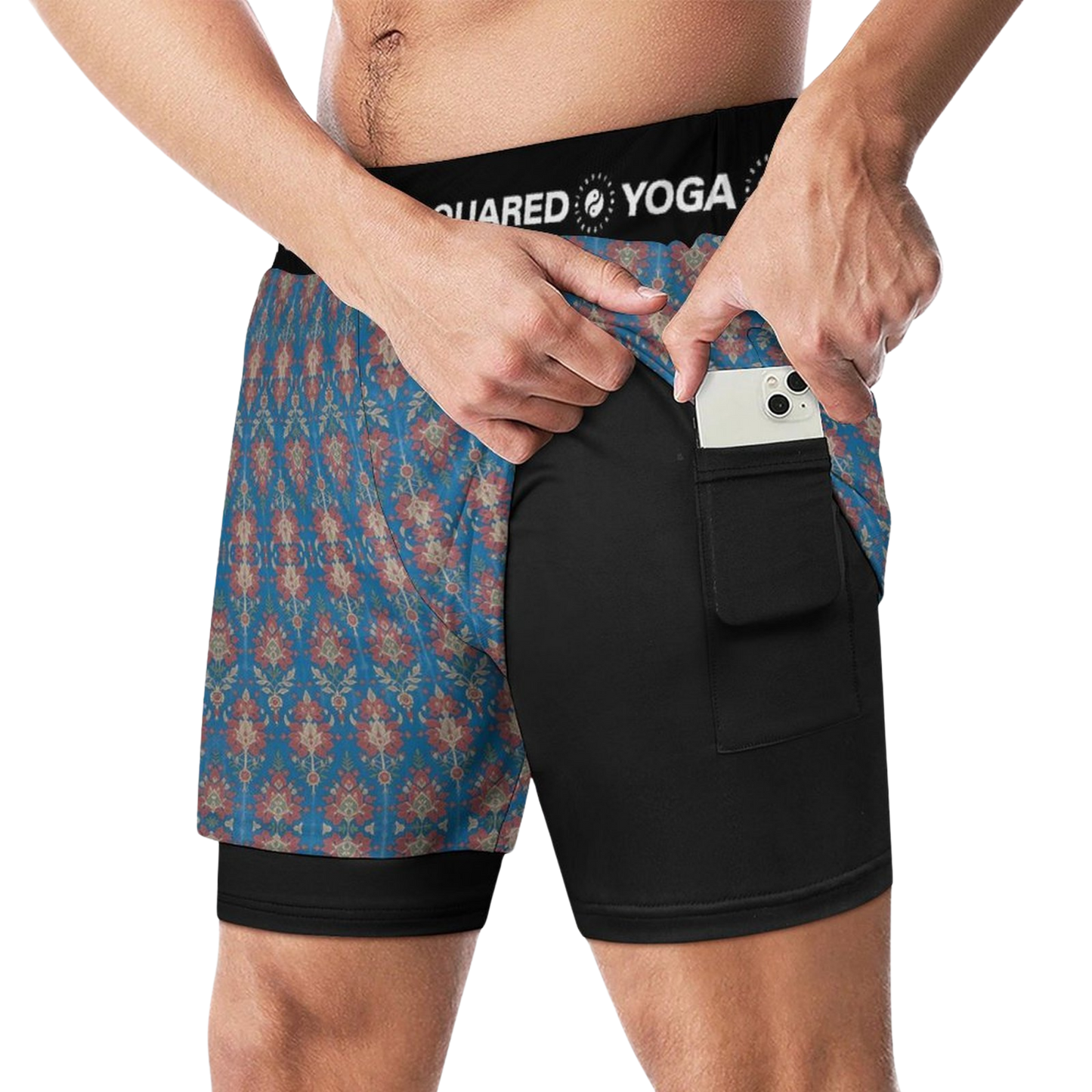 Jaipur Love - Compression Yoga Shorts