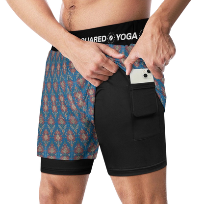 Jaipur Love - Compression Yoga Shorts