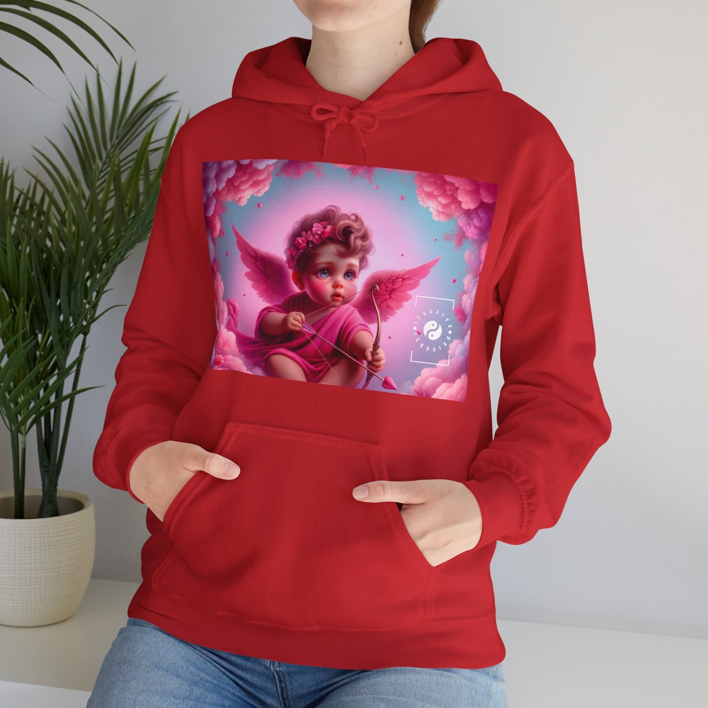 "Bold Blush: A Cupid's Love Affair" - Hoodie