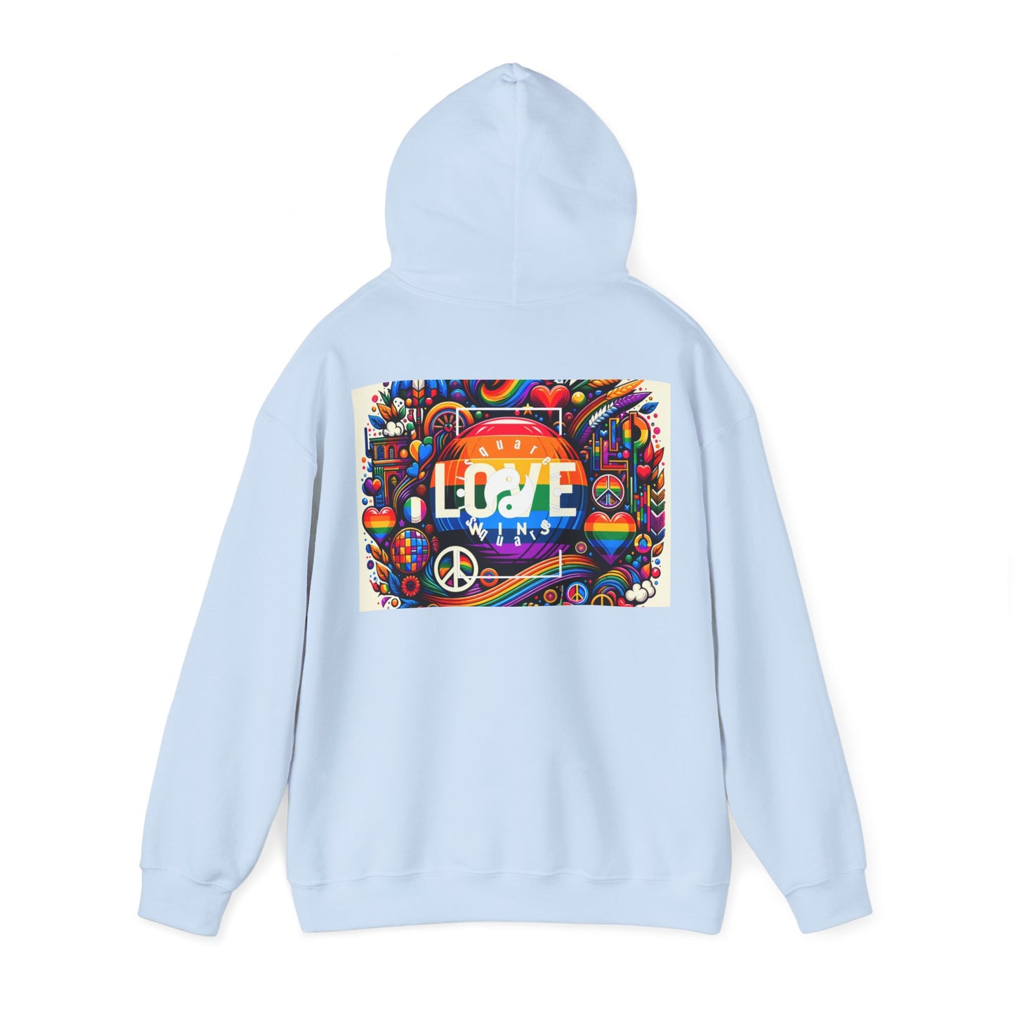 LOVE WINS - Sweat à capuche