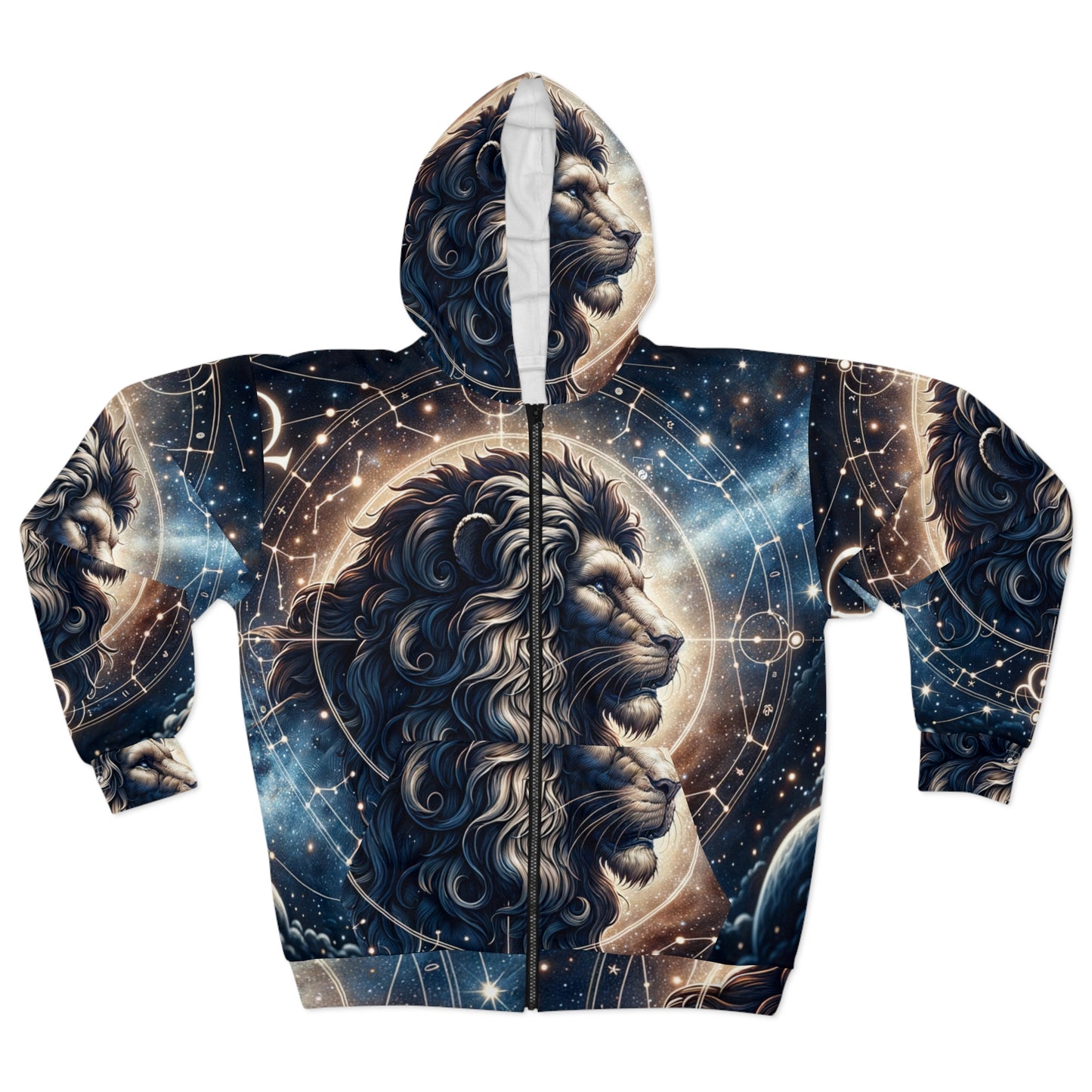 Celestial Leo Roar - Zip Hoodie