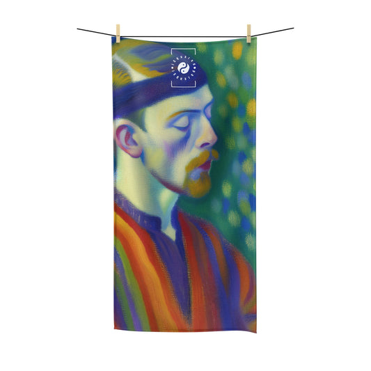 "Serene Resilience: A Frida's Solitude in hues" - All Purpose Yoga Towel