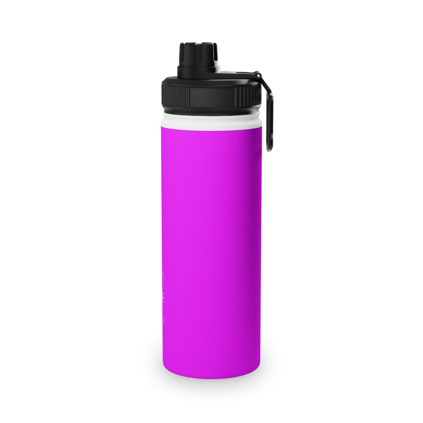 #f000ff Neon Purple - Sports Water Bottle