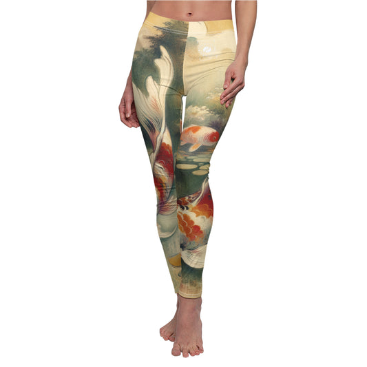 Koi Lily Pond - Casual Leggings