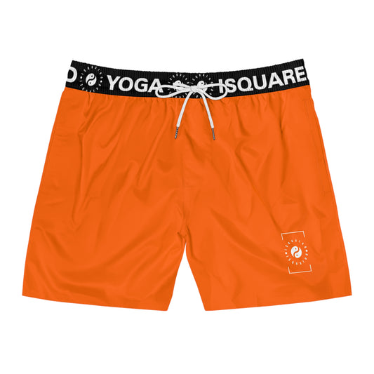 Neon Orange #FF6700 - Swim Shorts (Mid-Length) for Men
