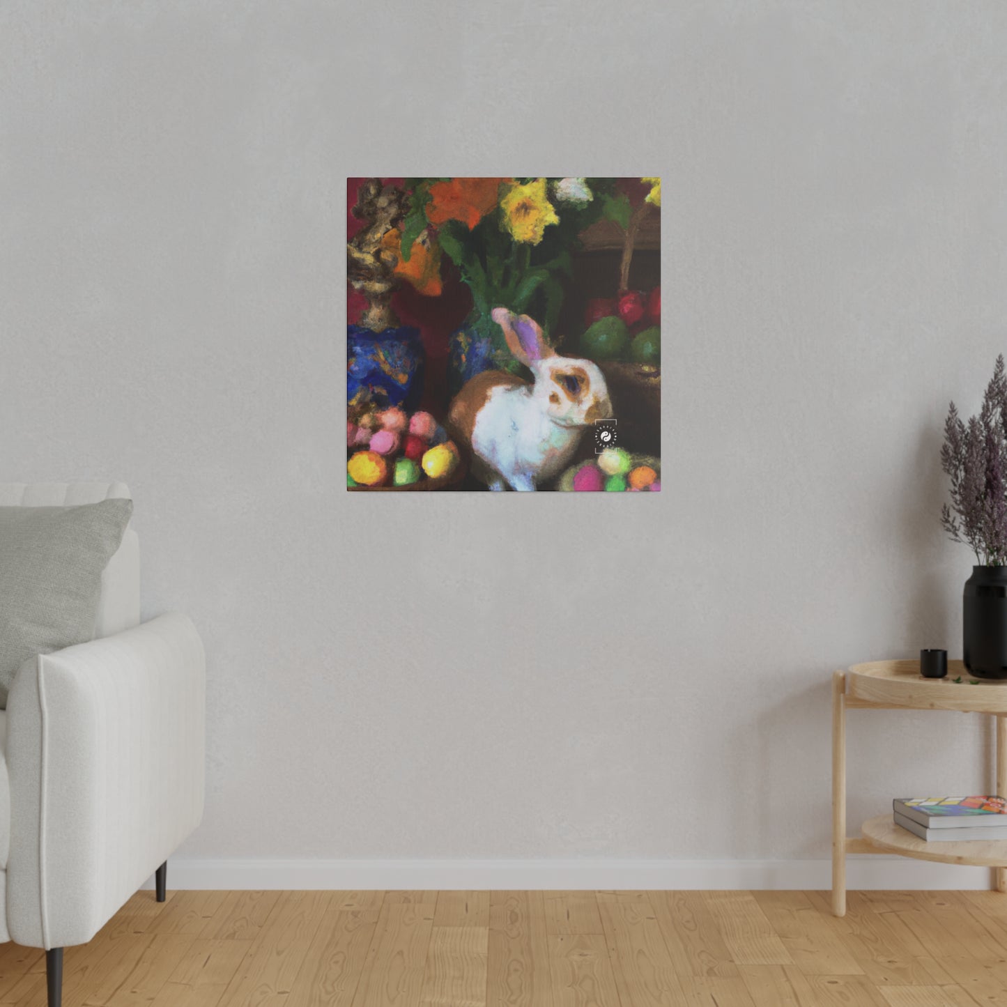 "Velveteen Aureate Easter Reverie" - Art Print Canvas