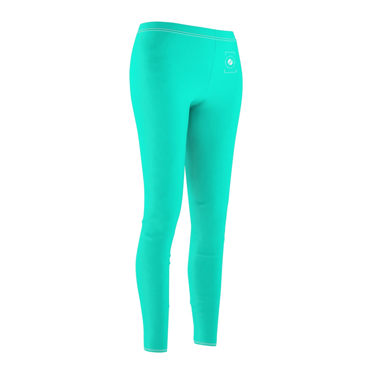 Neon Teal #11ffe3 - Casual Leggings