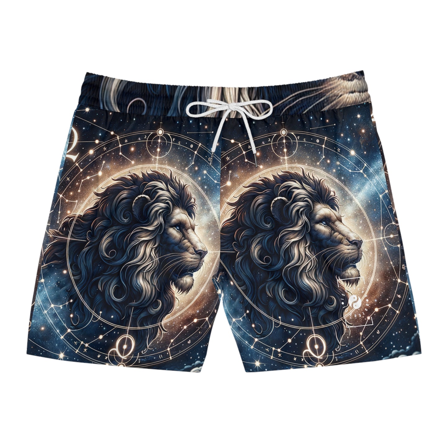 Celestial Leo Roar - Swim Shorts (Mid-Length) for Men