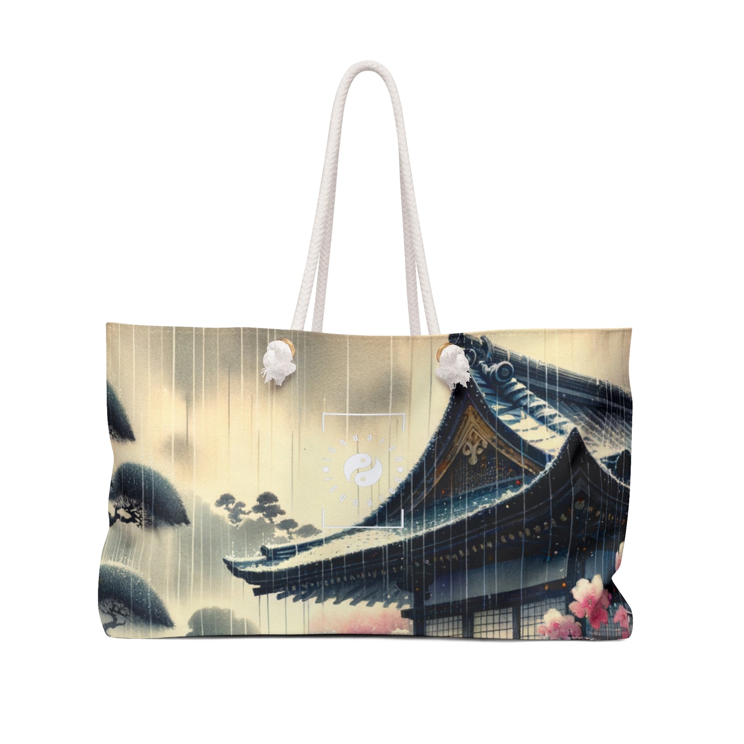 "Rain-drenched Sakura Spectrum" - Casual Yoga Bag