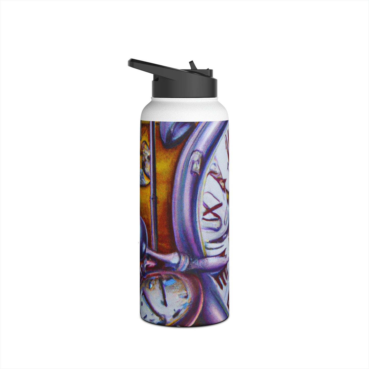 "Chrono Illusionist's Liquid Riddle" - Water Bottle