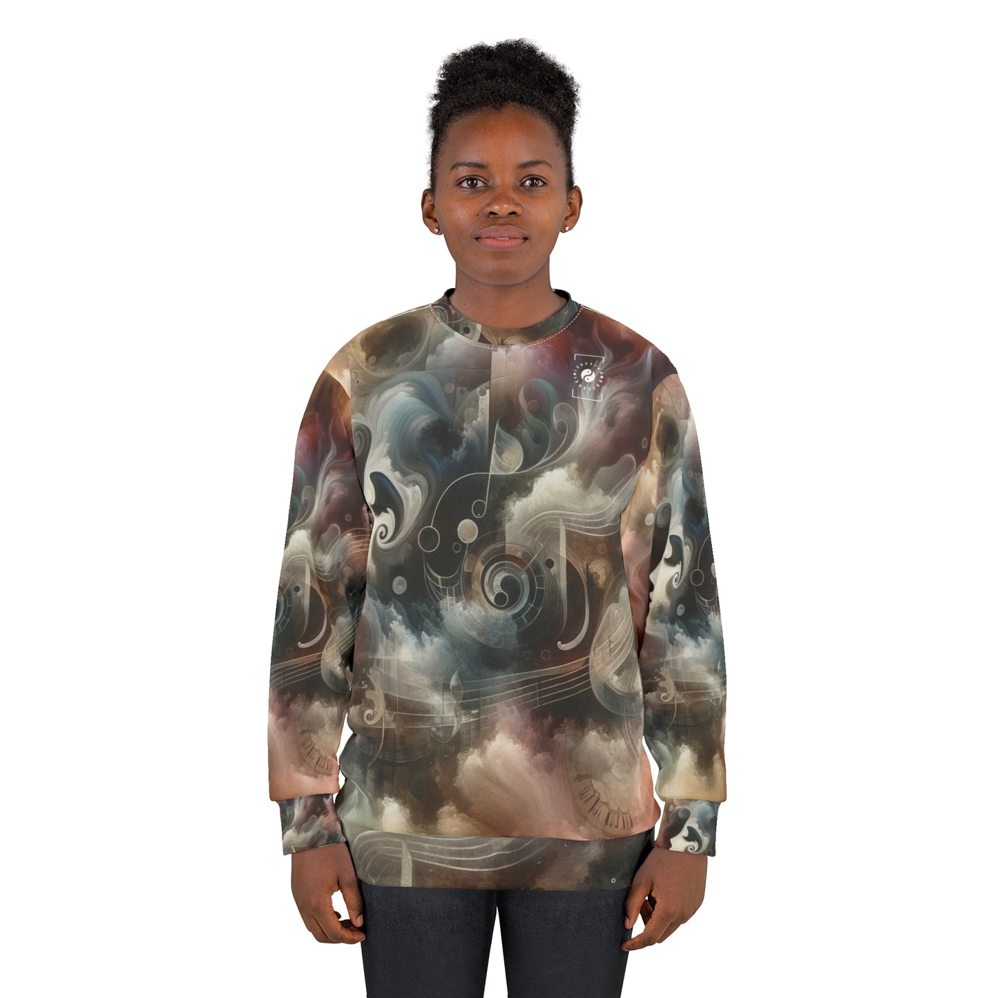 "Harmony of Descent: An Abstract Ode to La Traviata" - Unisex Sweatshirt