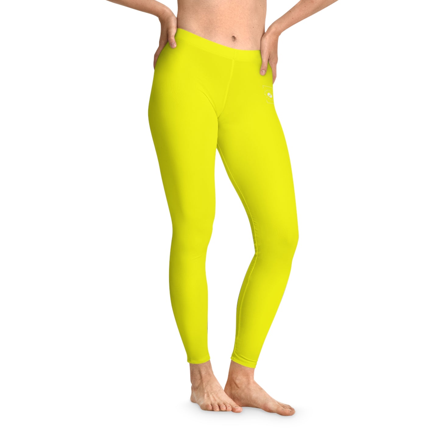 Neon Yellow FFFF00 - Unisex Tights