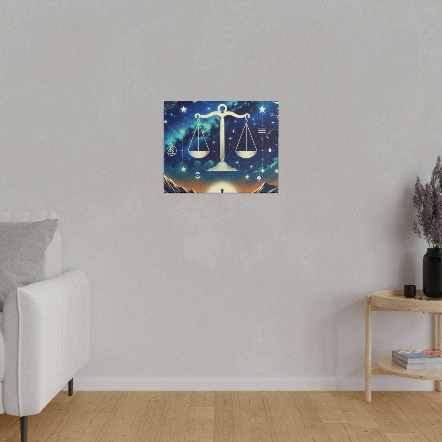 Celestial Libra - Art Print Canvas