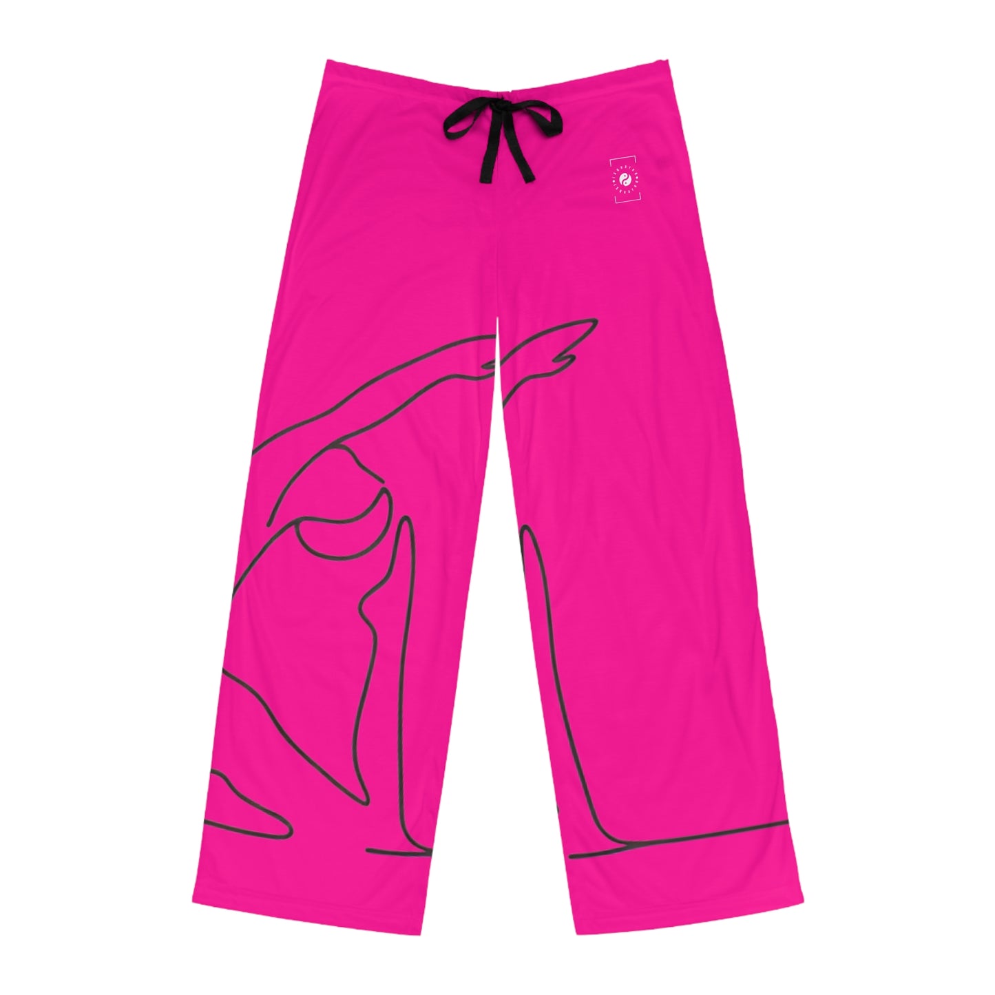 Line Art Pigeon Pose - men's Lounge Pants