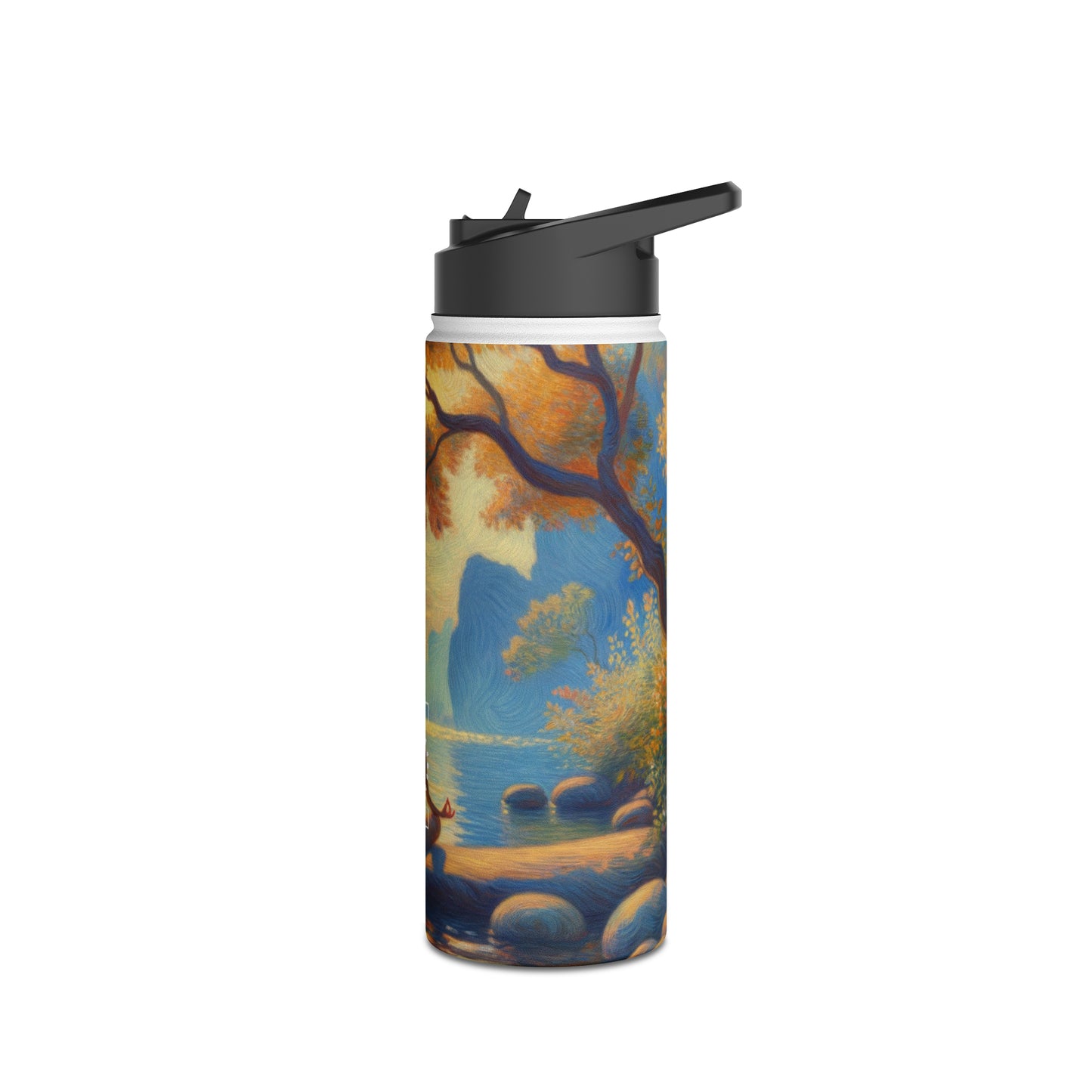 "Zen Blossom Alignment" - Water Bottle