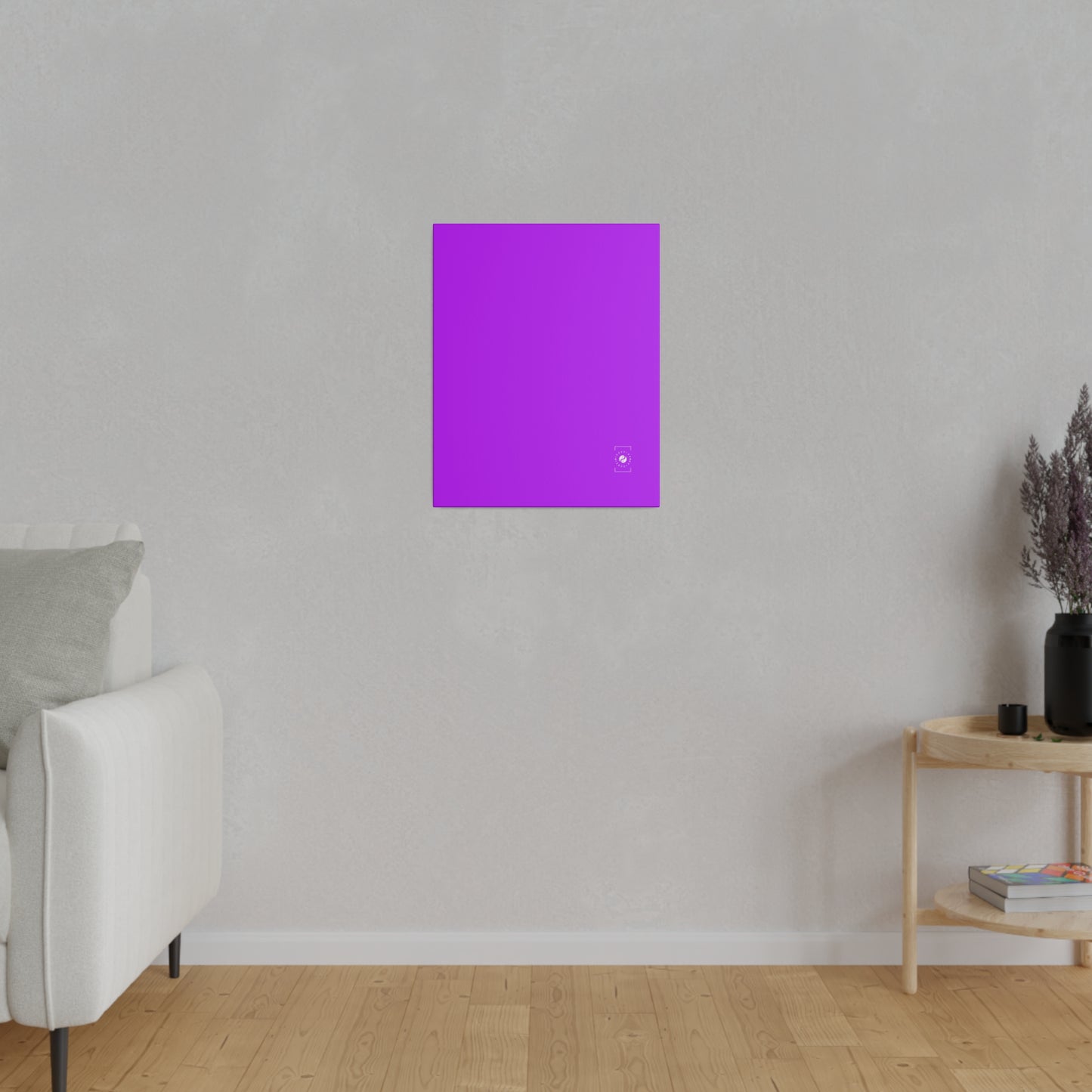 #BF00FF Electric Purple - Art Print Canvas