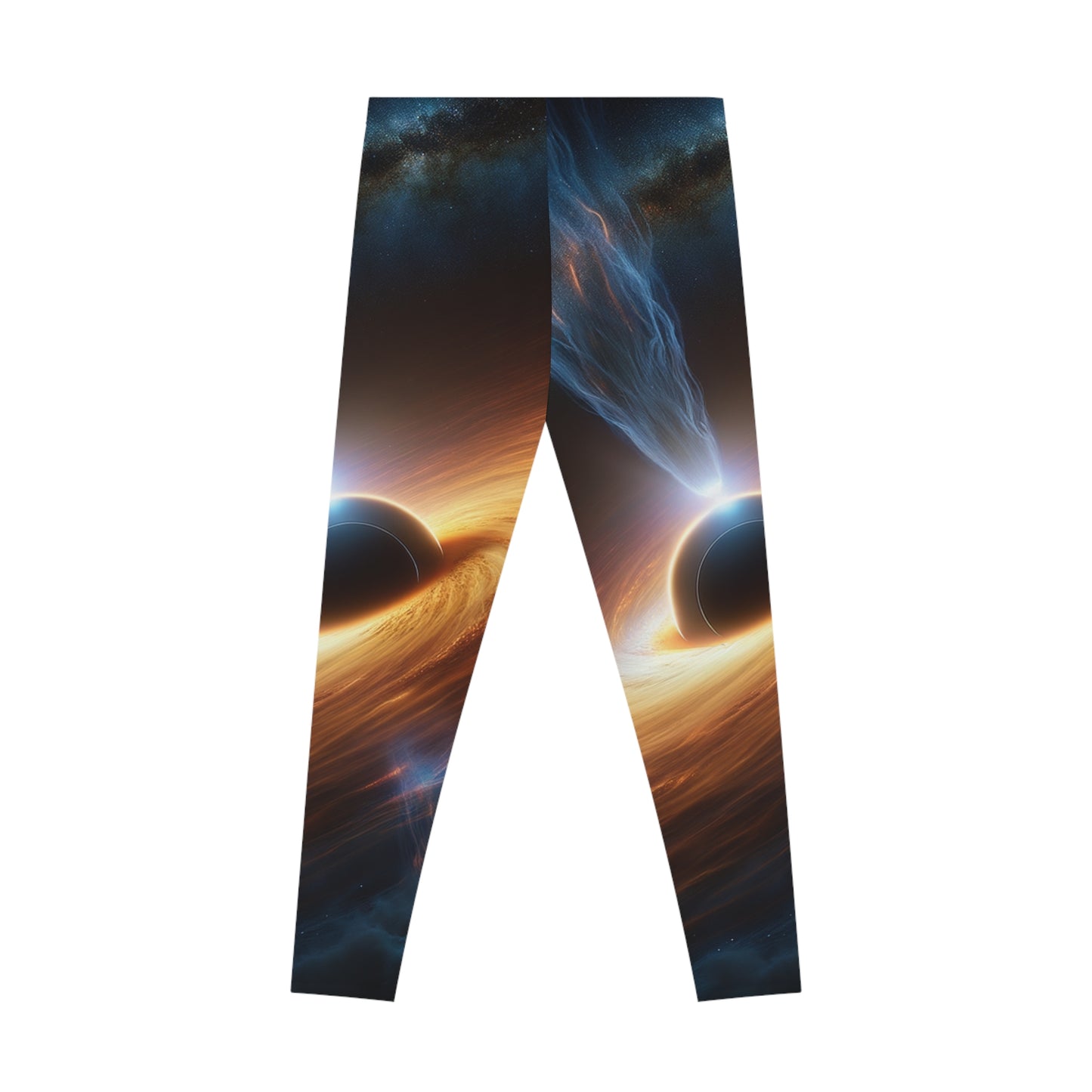 "Discs of Illumination: Black Hole Reverie" - Unisex Tights