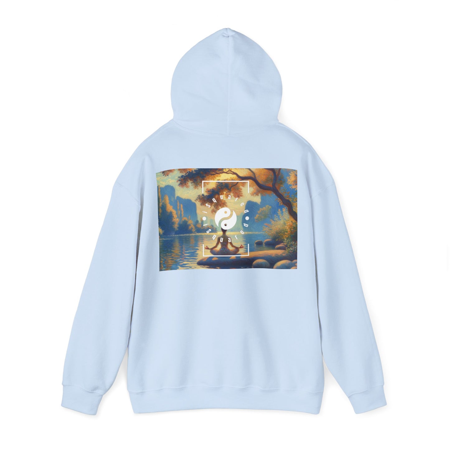 "Alignement des fleurs zen" - Sweat à capuche