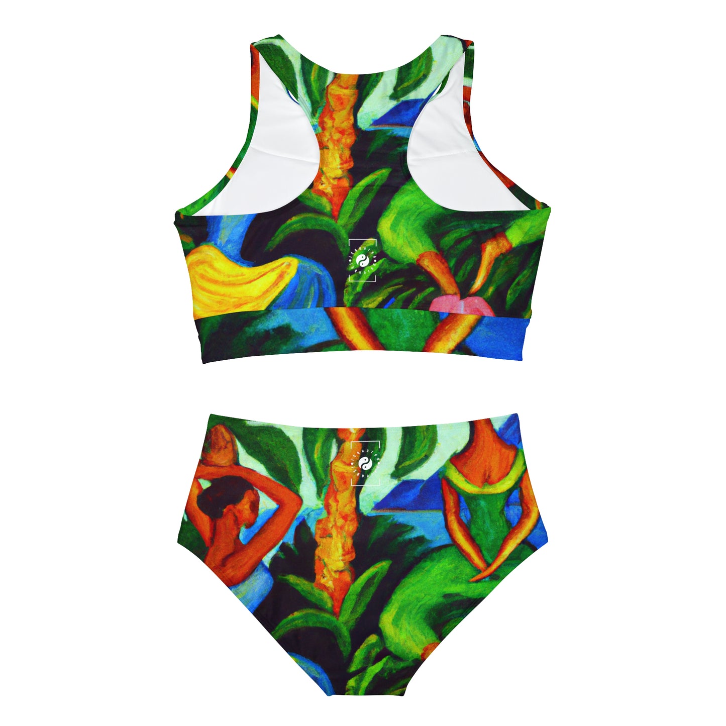 "Tropical Sutra Vivarium" - Hot Yoga Bikini Set