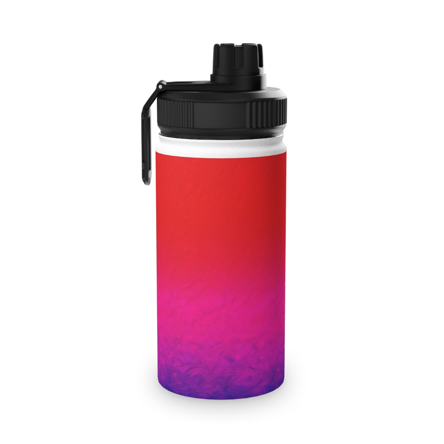 "Technicolour Ascent: The Digital Highline" - Sports Water Bottle