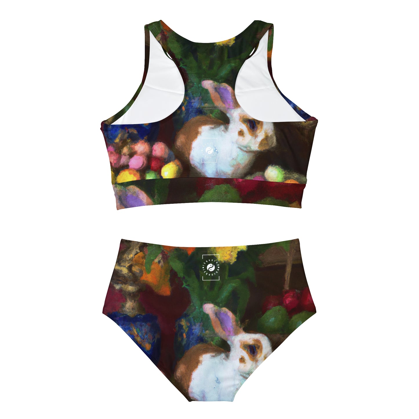 "Velveteen Aureate Easter Reverie" - Hot Yoga Bikini Set