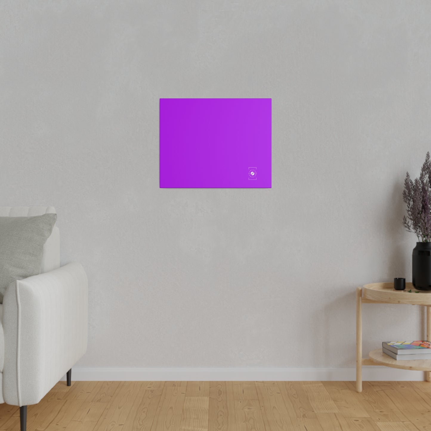 #BF00FF Electric Purple - Art Print Canvas