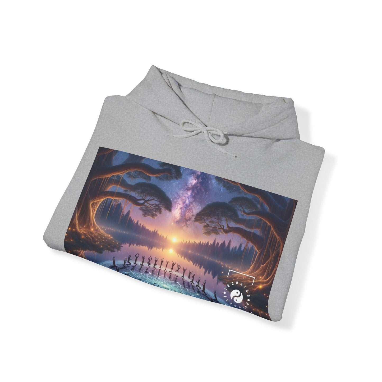 "Celestial Serenity: Mandala's Reflection" - Hoodie