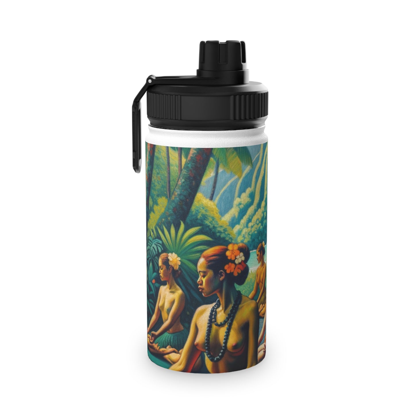 "Tahitian Tranquility - Sports Water Bottle