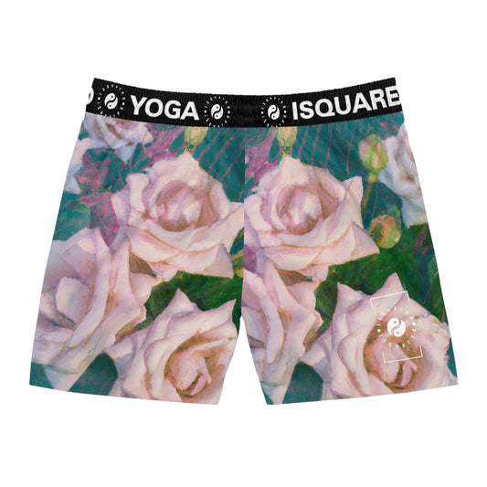 Cosmic Roses - Swim Shorts (Mid-Length) for Men