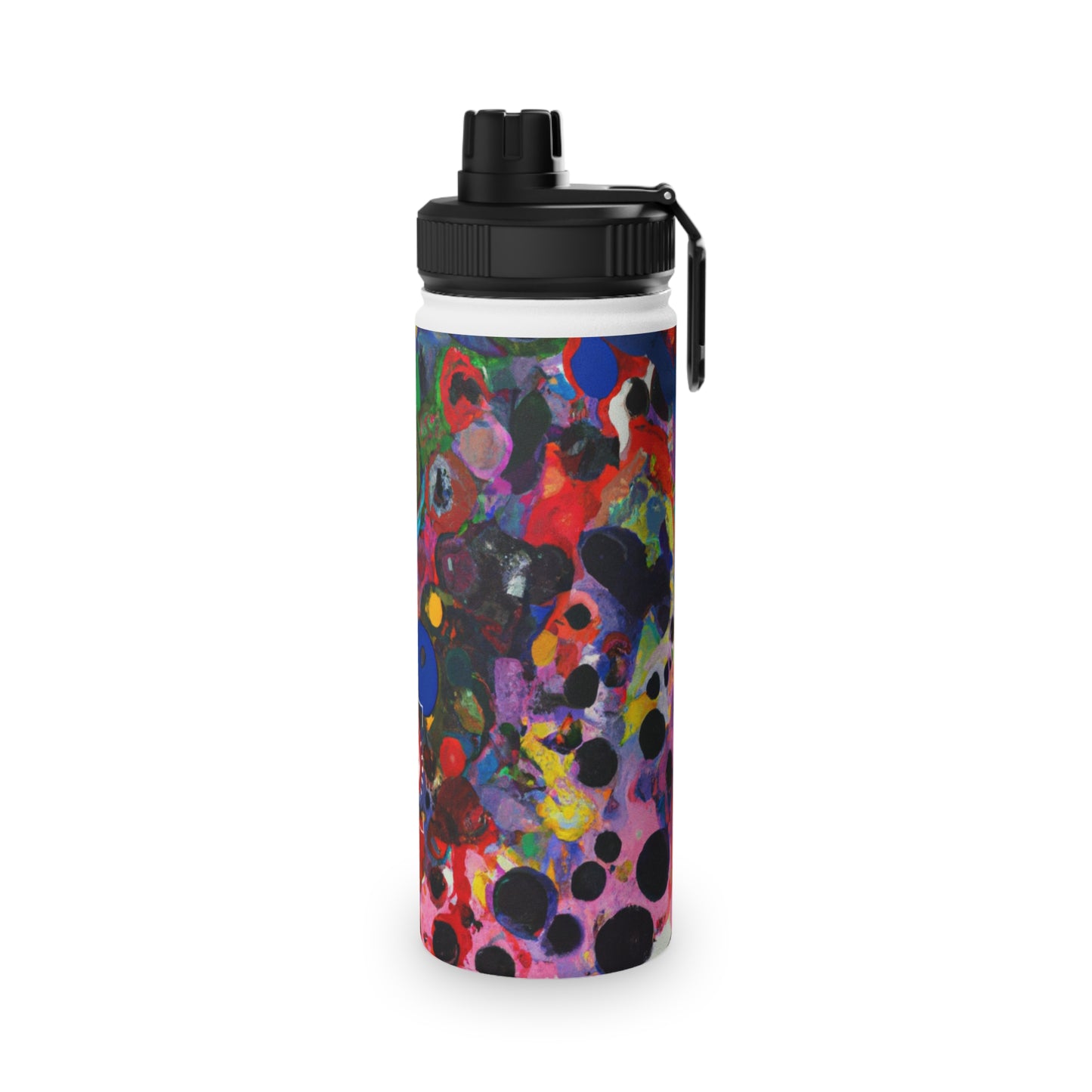 Ink drops meditation - Sports Water Bottle