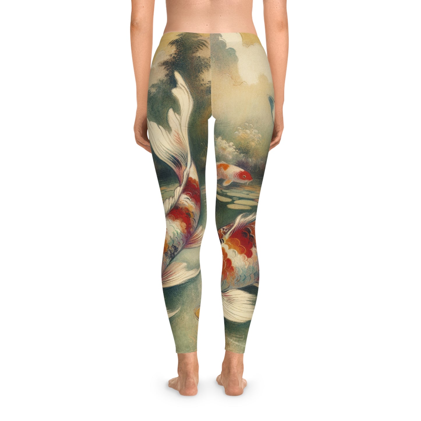 Koi Lily Pond - Unisex Tights