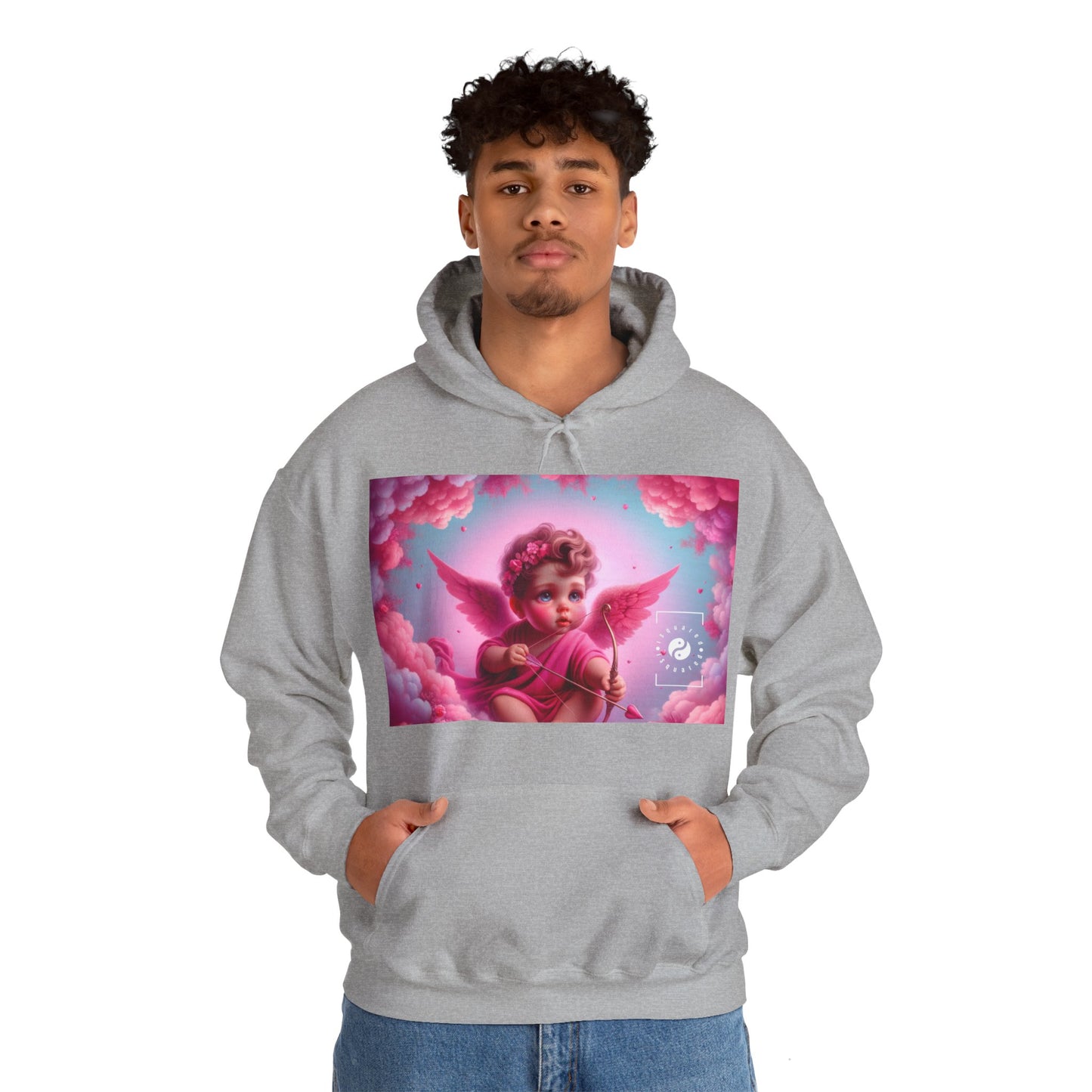 "Bold Blush: A Cupid's Love Affair" - Hoodie