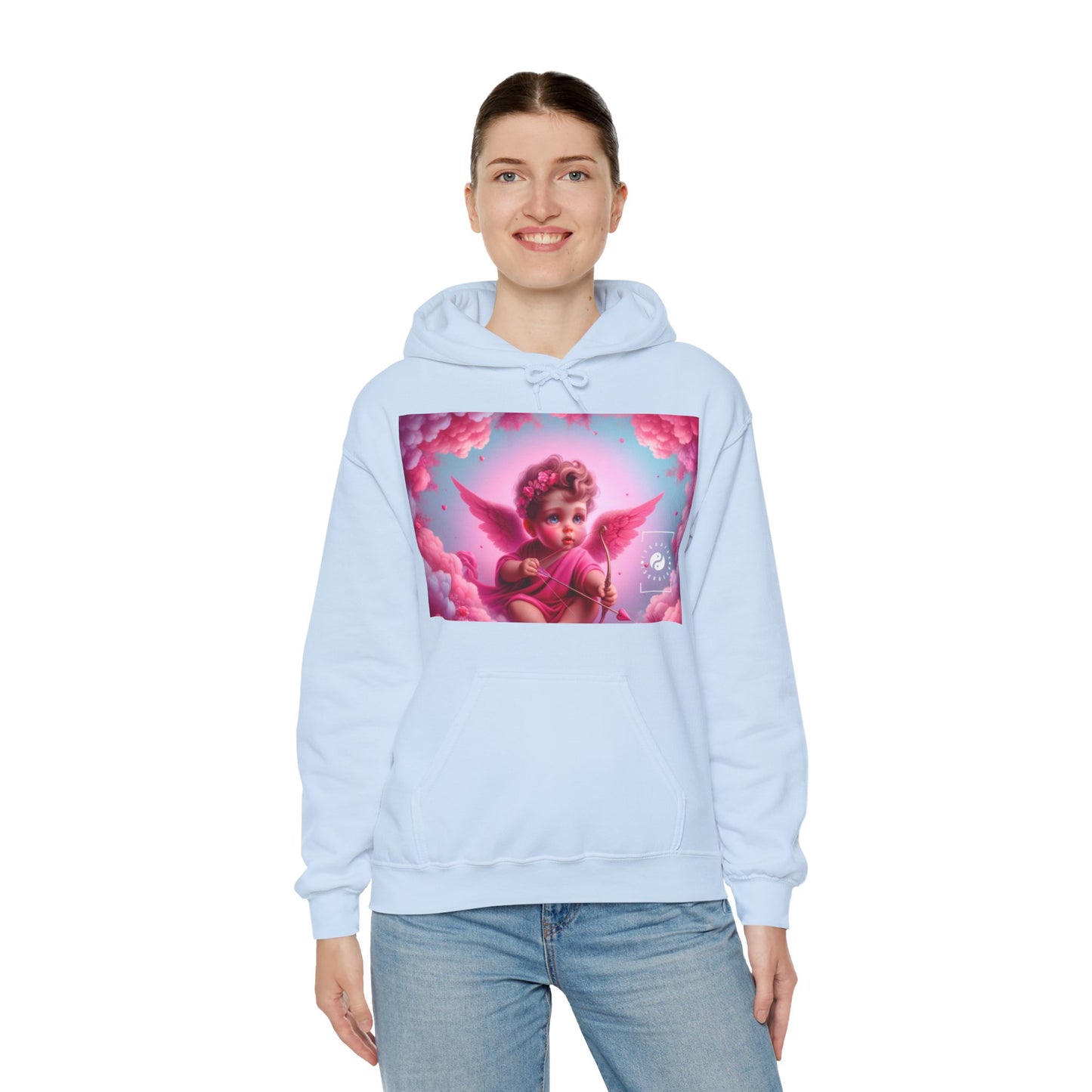 "Bold Blush: A Cupid's Love Affair" - Hoodie