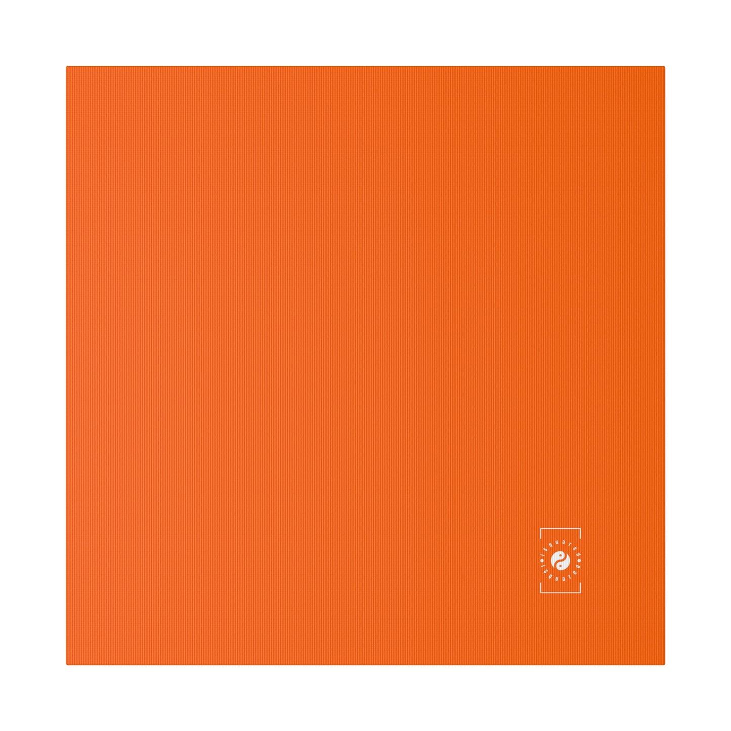 Neon Orange #FF6700 - Art Print Canvas