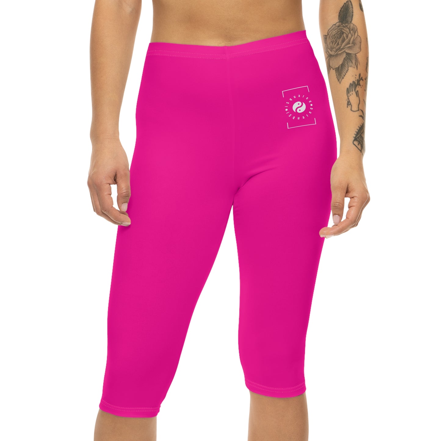 #FF0099 Rose vif - Short Capri