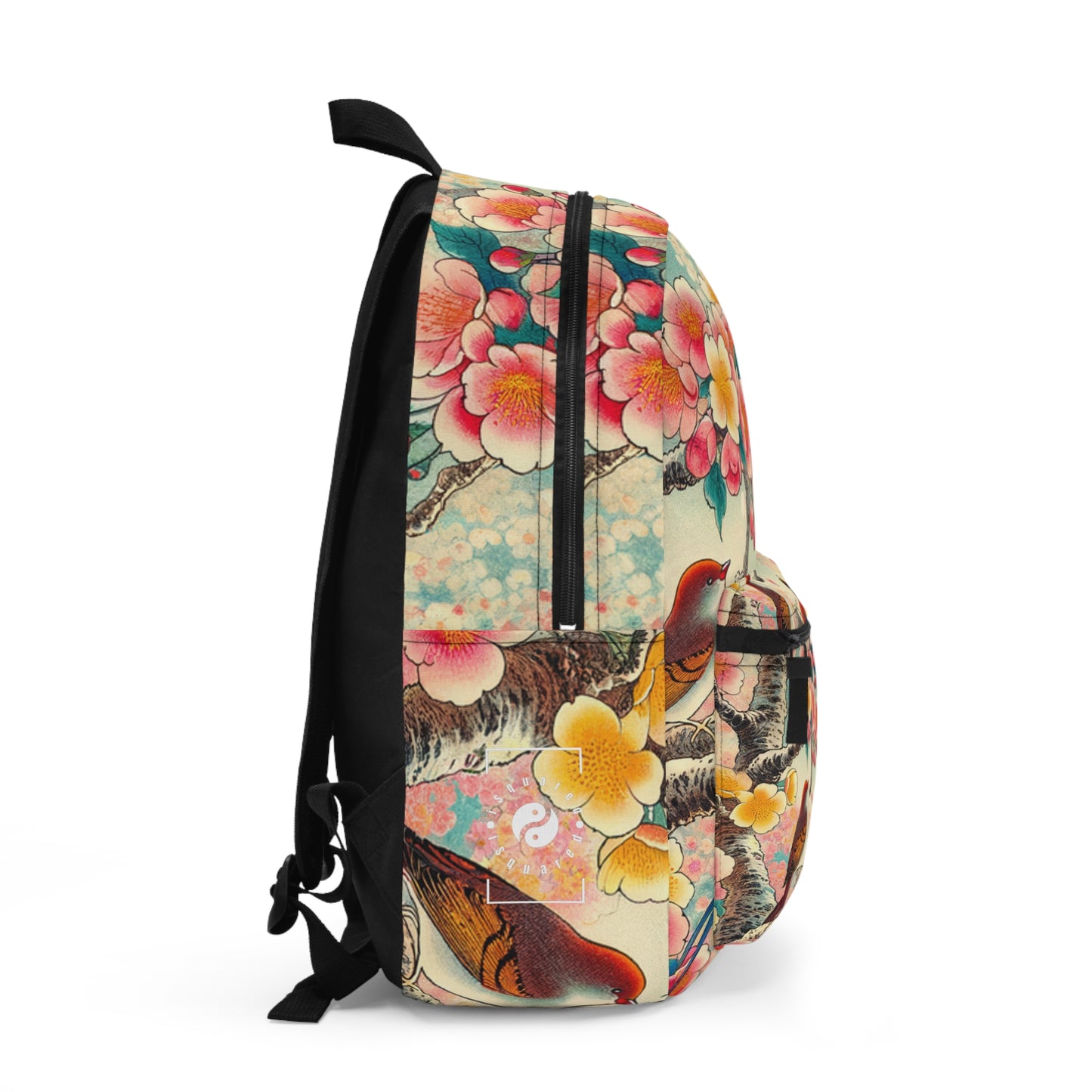 "Verdant Whispers: Sakura Chirping" - Backpack