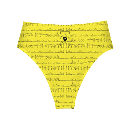 Bikram Series - High Waisted Bikini Bottoms