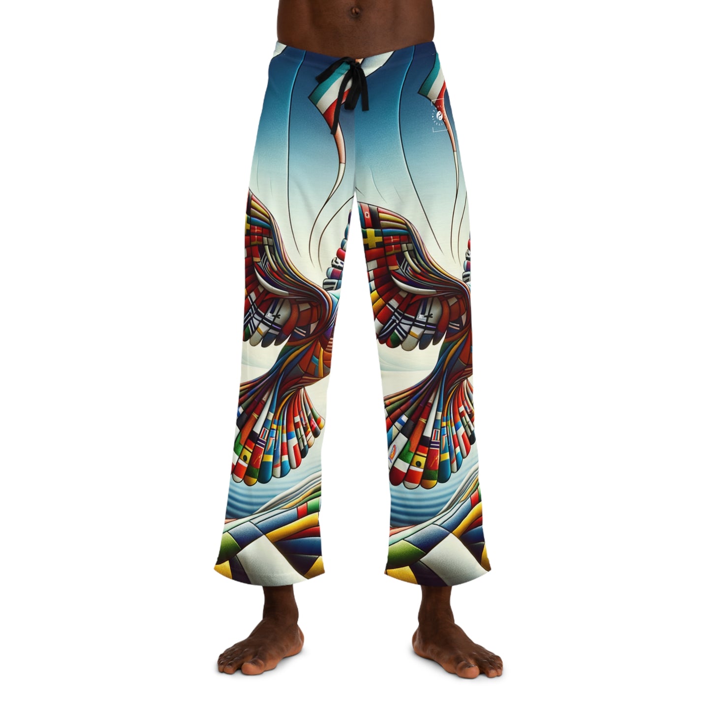 "Global Tapestry of Tranquility" - Pantalon de détente pour hommes